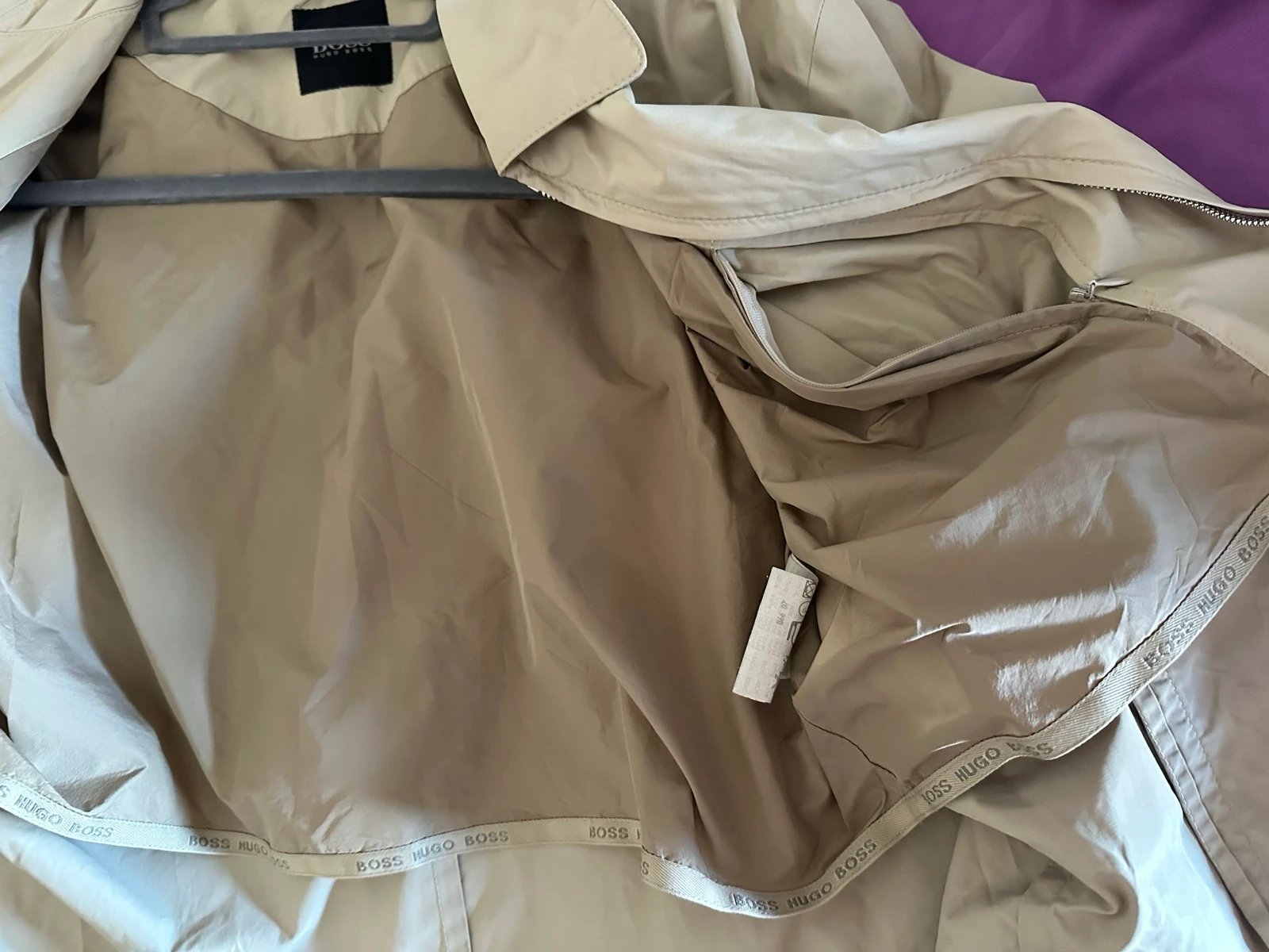 Veste hugo boss beige homme  – photo 9